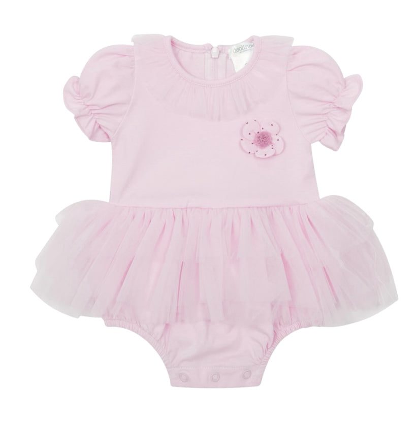 Deolinda Baby Girls Pink Ruffled Romper 25503