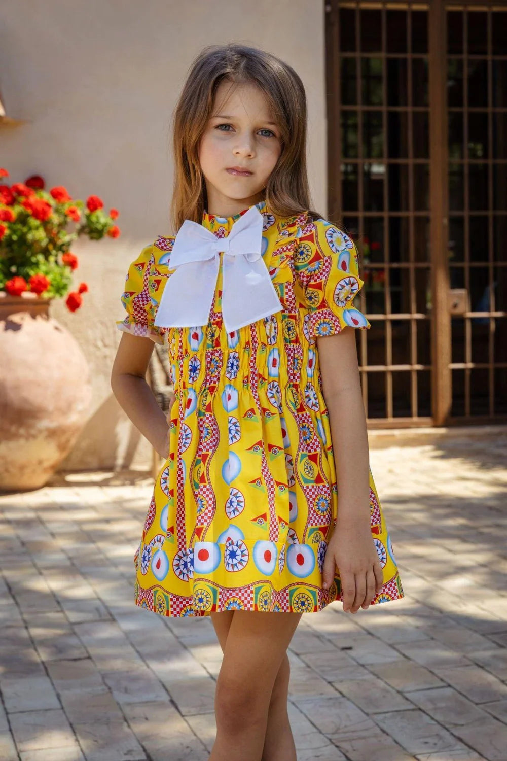 Rochy Girls Estrella Smocked Dress SS25
