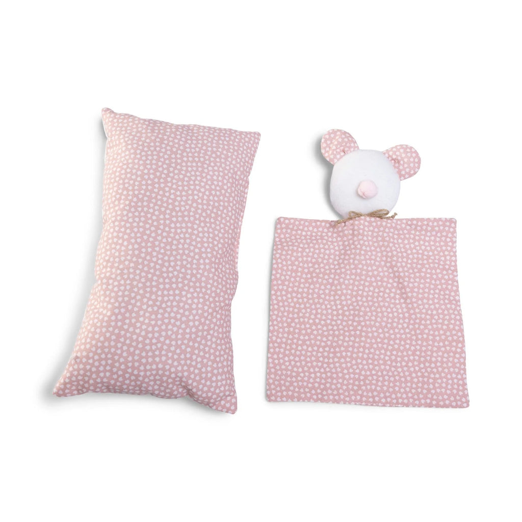 Weighted Newborn Baby Doll in Pink Teddy Bear Outfit 42cm