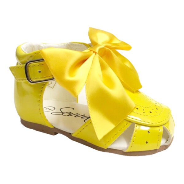 Sevva Girls Satin Bow Sandal 6 COLOURS - Terri