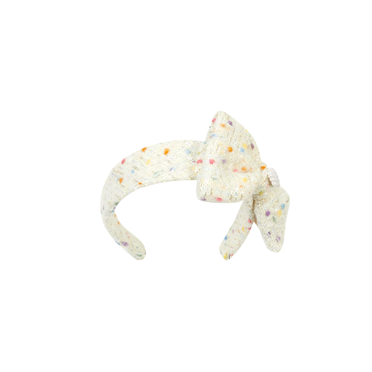 AW26 Chic by Deolinda Girls Cream Tweed Headband