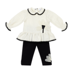 AW26 Chic by Deolinda Cream Tunic & Black Leggings Set