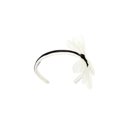 AW26 Chic by Deolinda Cream & Black Petal Headband