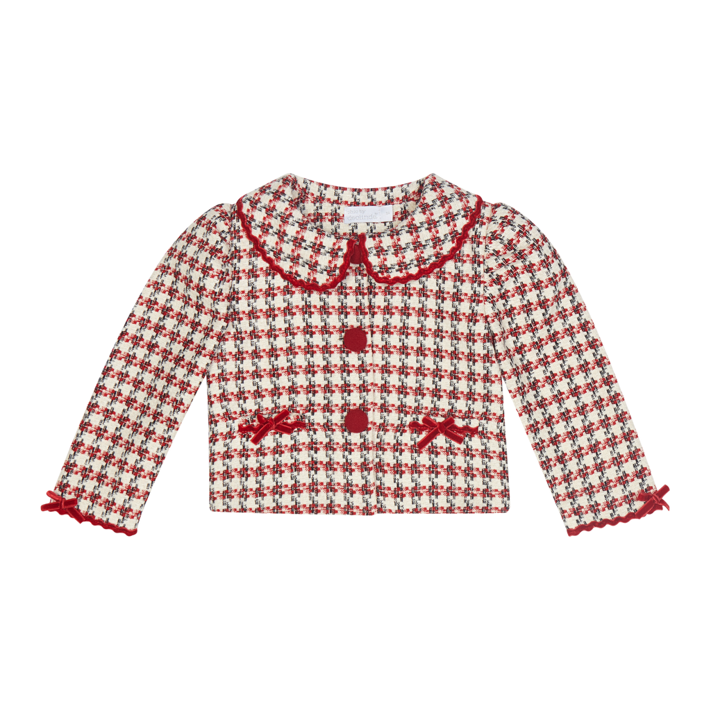 AW26 Chic by Deolinda Ivory & Red Jacket