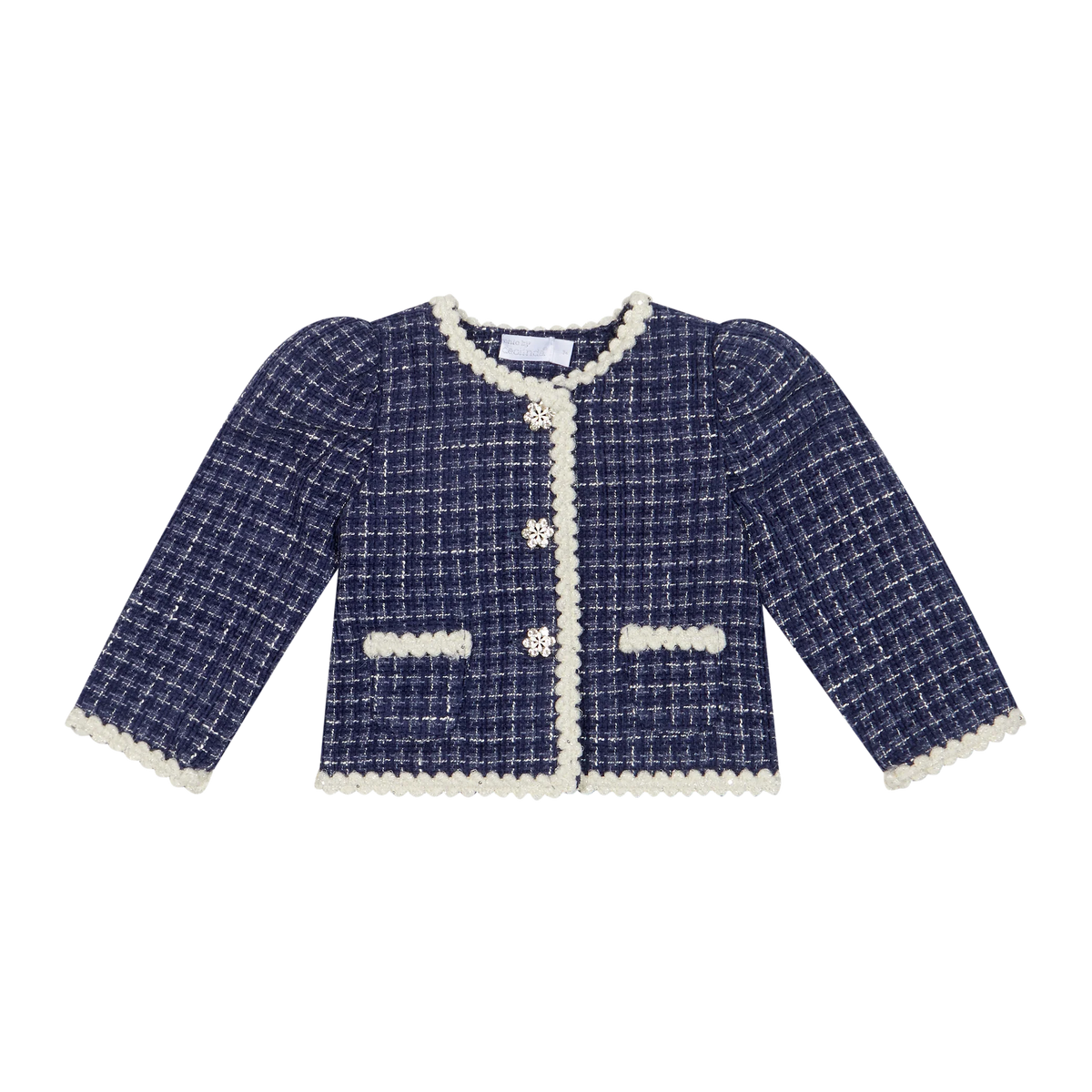 AW26 Chic by Deolinda Navy Tweed Jacket