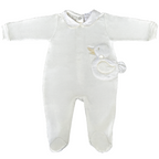 Deolinda Unisex Ivory Duck Baby Grow DBV24113