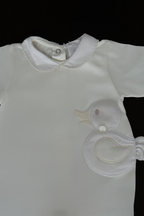 Deolinda Unisex Ivory Duck Baby Grow DBV24113