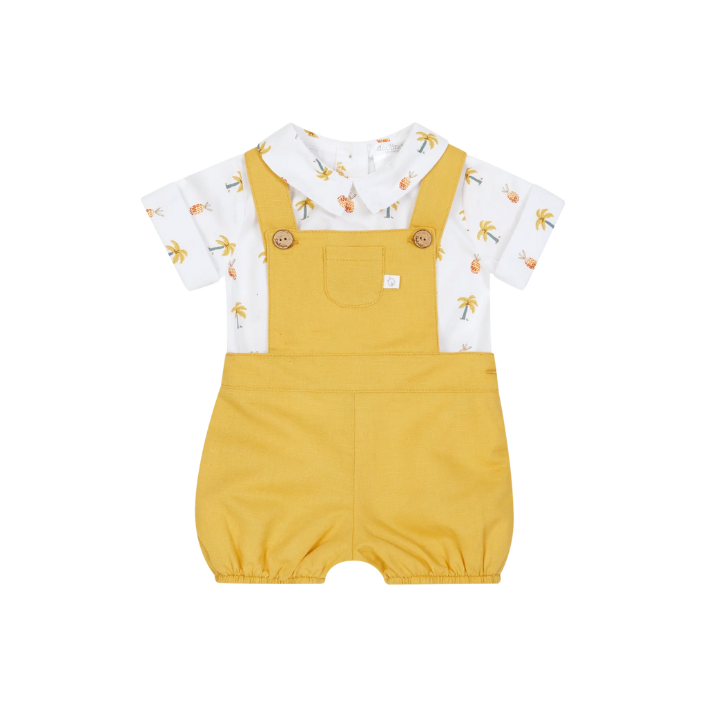 Deolinda Boys Pineapple Dungaree And Top 24609