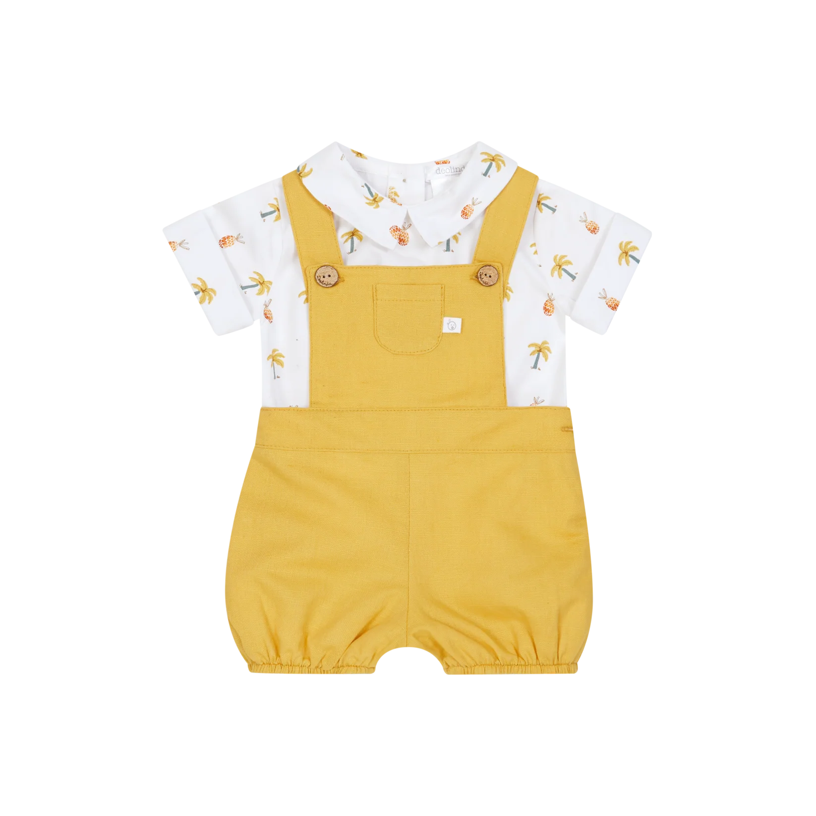 Deolinda Boys Pineapple Dungaree And Top 24609