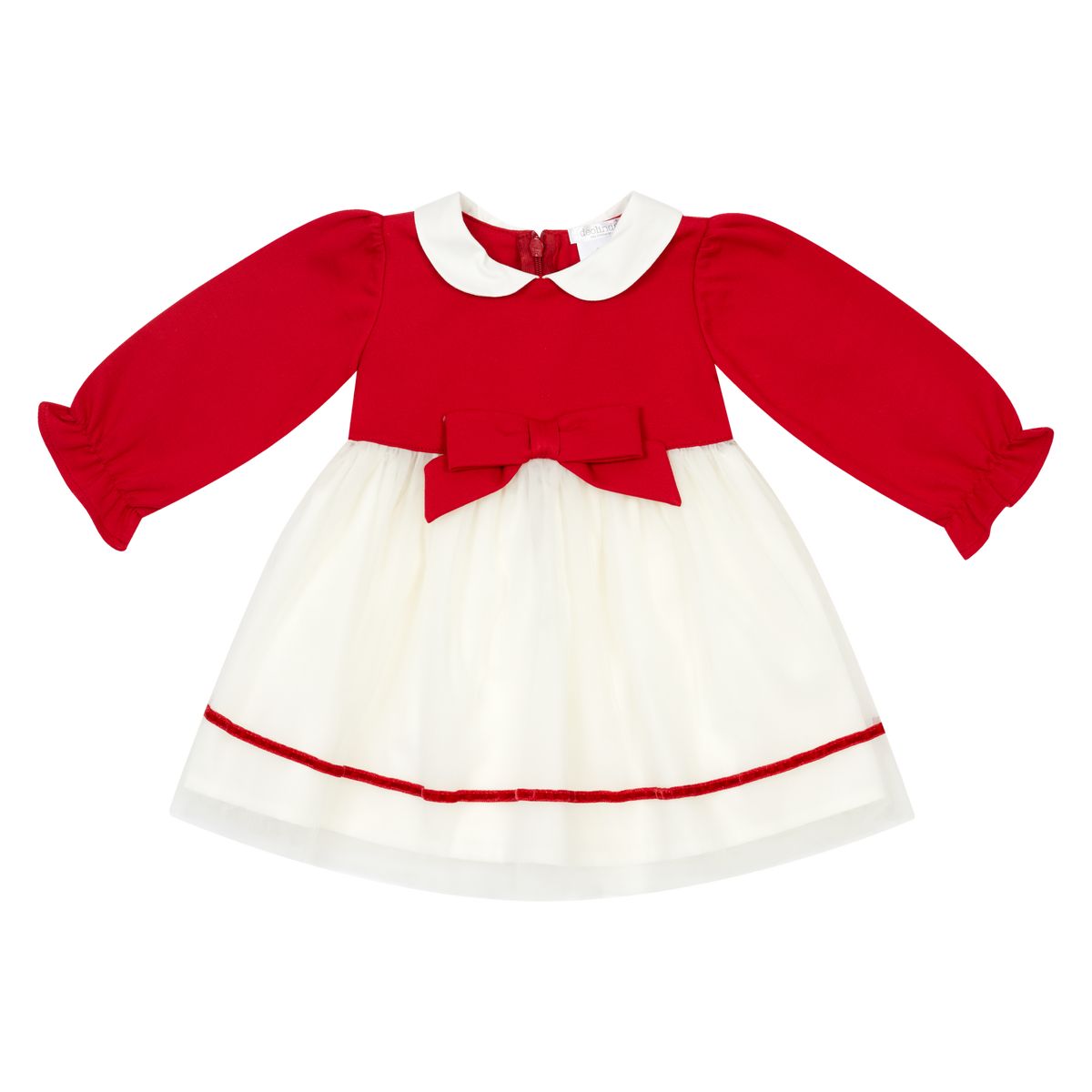 AW26 Deolinda Girls Red Bow Dress