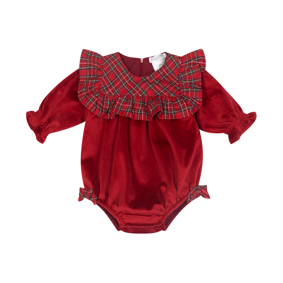 AW26 Deolinda Girls Tartan Romper