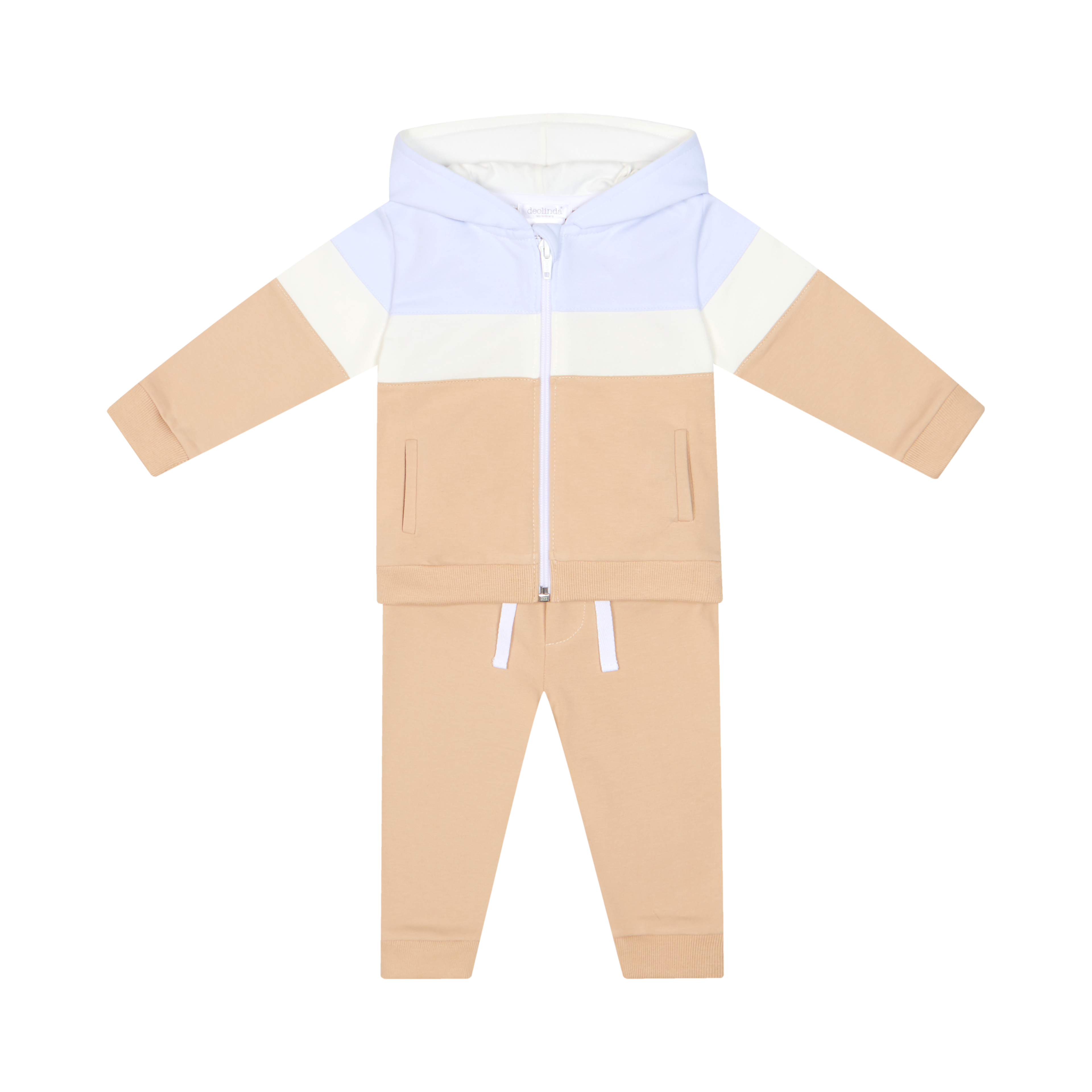 AW26 Deolinda Boys Blue & Beige Track Suit