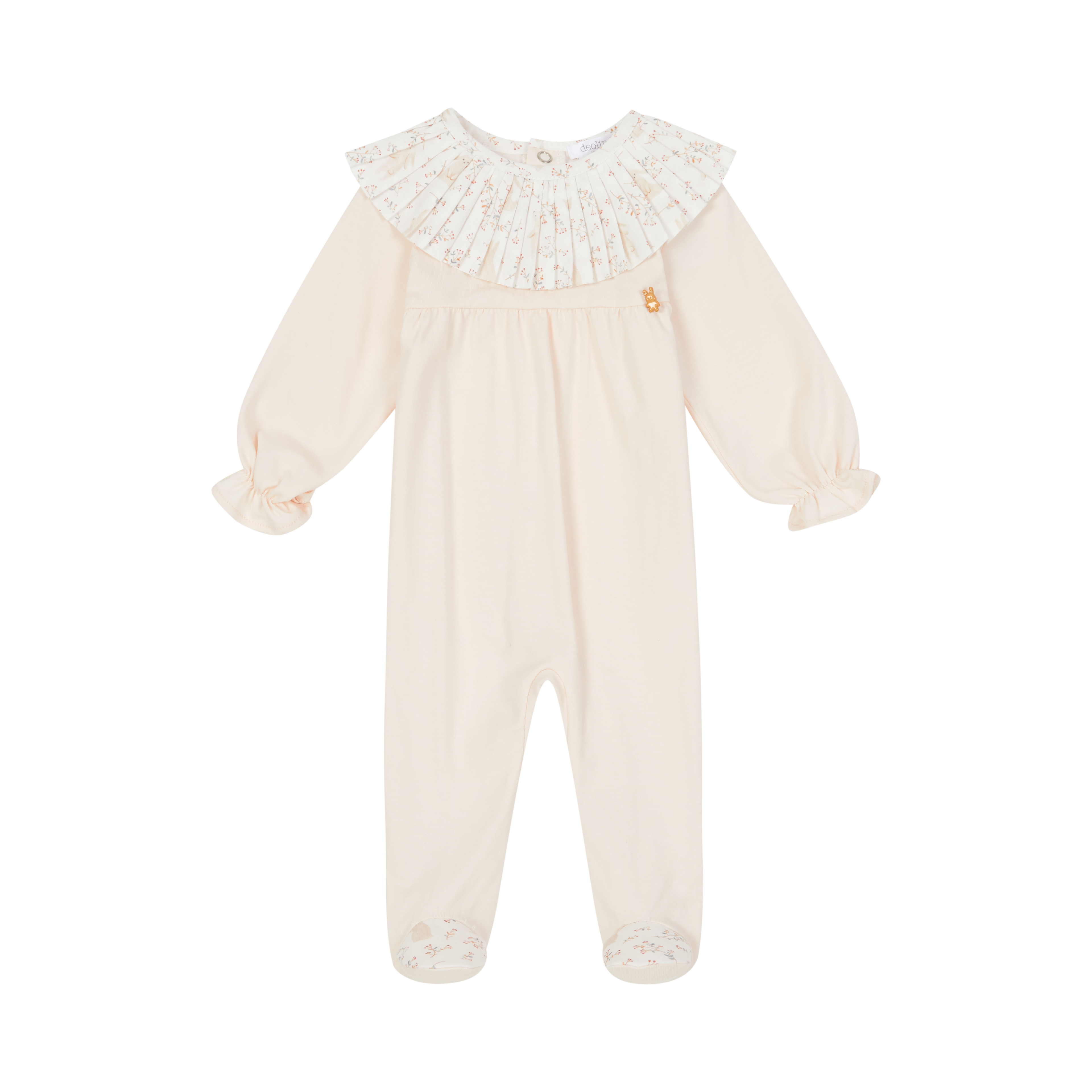 Deolinda Baby Girls Bunny Collared Babygrow DBV24104