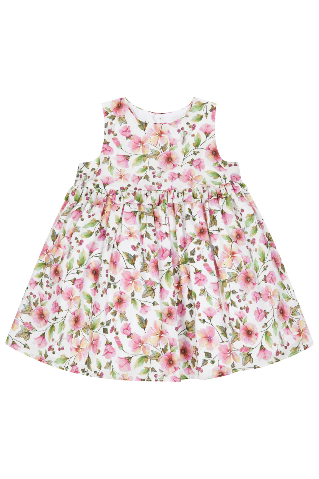 Deolinda Girls Dusky Pink Floral Dress