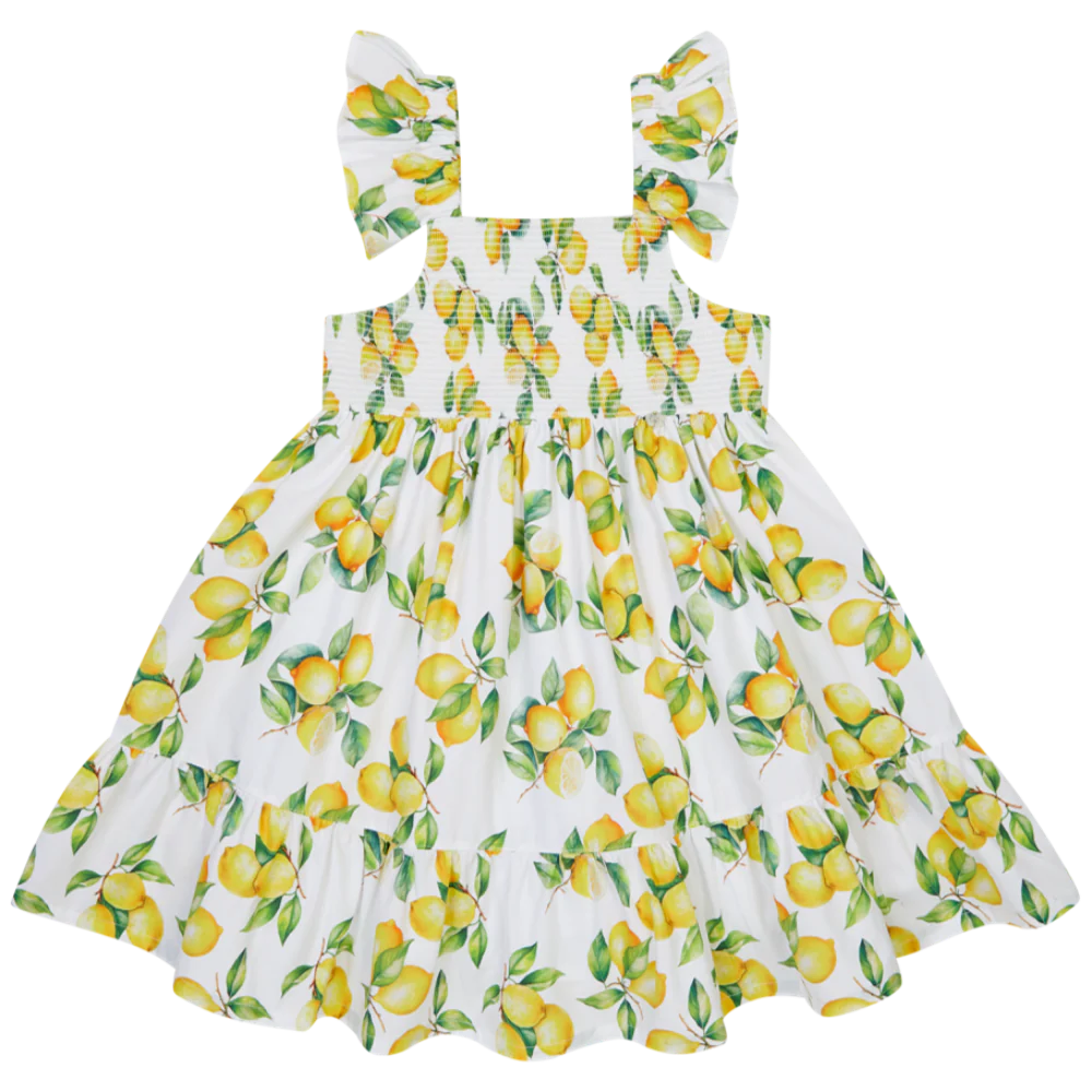 SS26 Deolinda Girls Lemon Dress