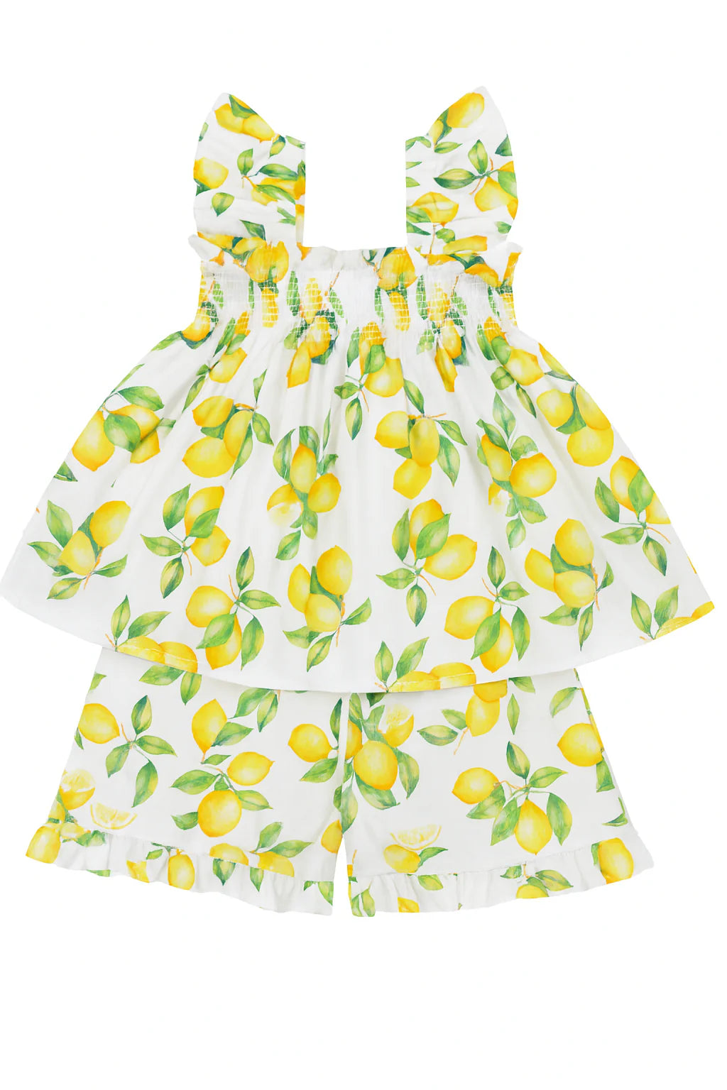 SS26 Deolinda Girls Lemon Short Set
