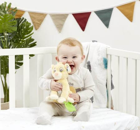Disney Baby Lion King Simba Activity Soft Toy with Teether (20cm)