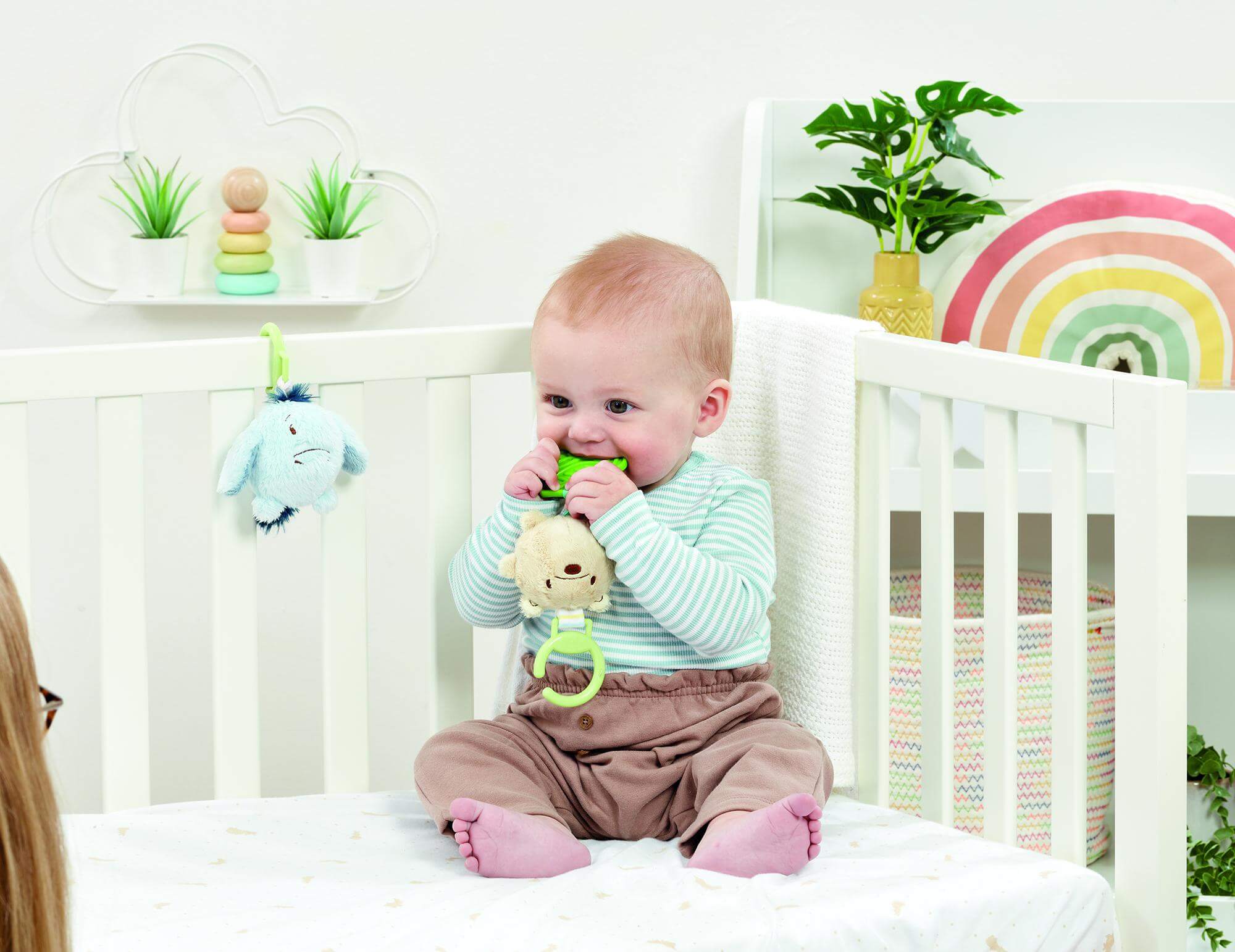 Disney Baby Winnie the Pooh Attachable Chime and Teether
