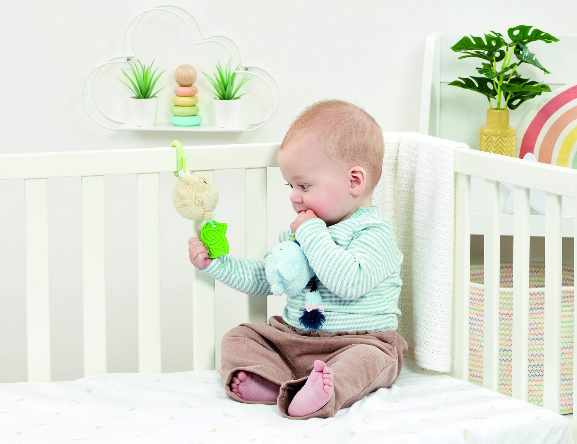 Disney Baby Winnie the Pooh Attachable Chime and Teether