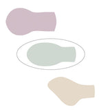 BIBS Colour Symmetrical Soother / Dummy 2 Pack Latex – Ivory & Sage (Size 1, 0+ Months) [2121416]