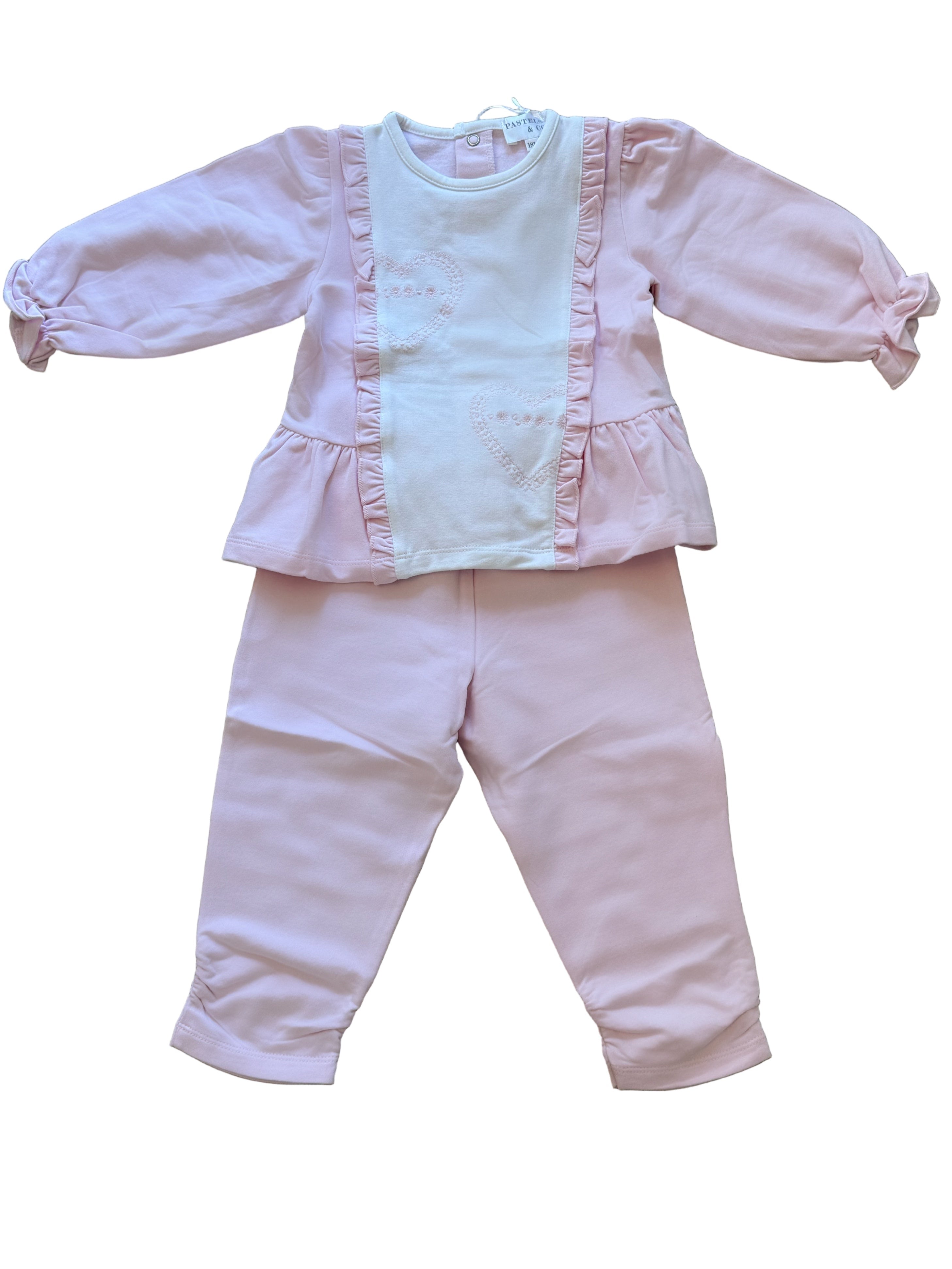 Pastels & Co Girls Jilly Pink 2 Piece Set