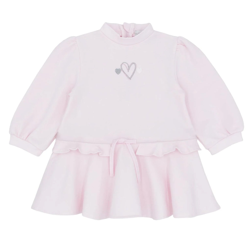 AW25 Pastels & Co Girls Sophie Pink Dropped Waist Dress