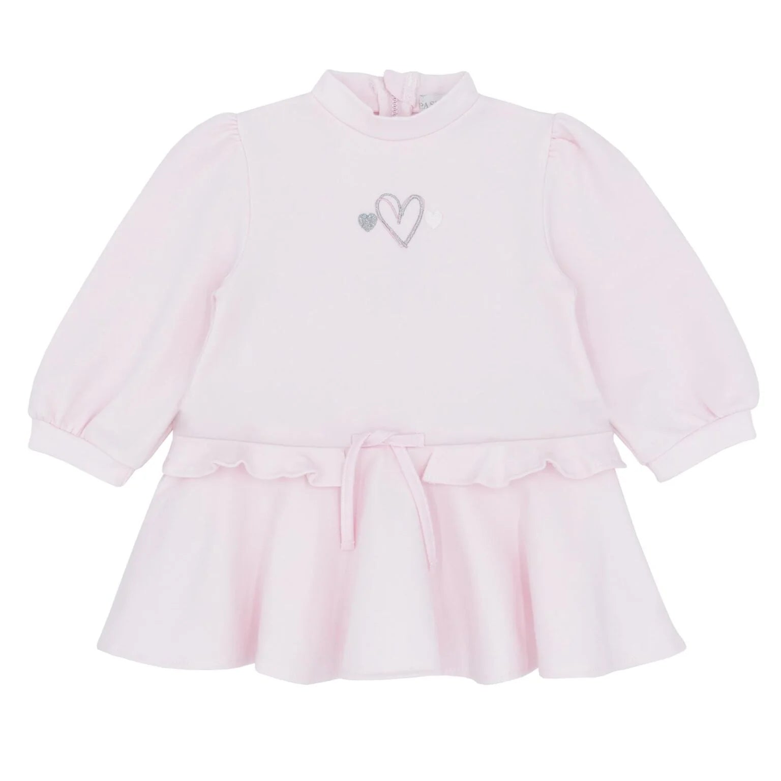 AW25 Pastels & Co Girls Sophie Pink Dropped Waist Dress