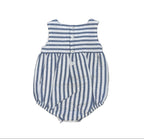 Deolinda Unisex Stripe White & Blue Romper DBV24523