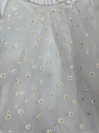 Deolinda by Chic Girls White Daisy Babygrow DBV24108