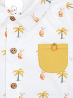 Deolinda Boys Pineapple Short and Shirt Set - 24825