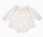 AW25 Deolinda Girls Smocked Dress with Matching Bloomers