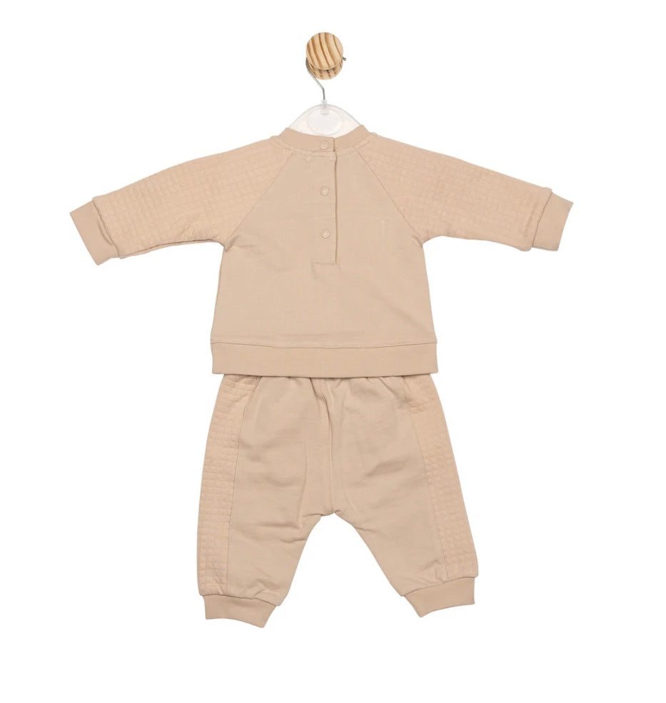 AW25 Mintini Boys Beige Top & Jogpant MB6641A