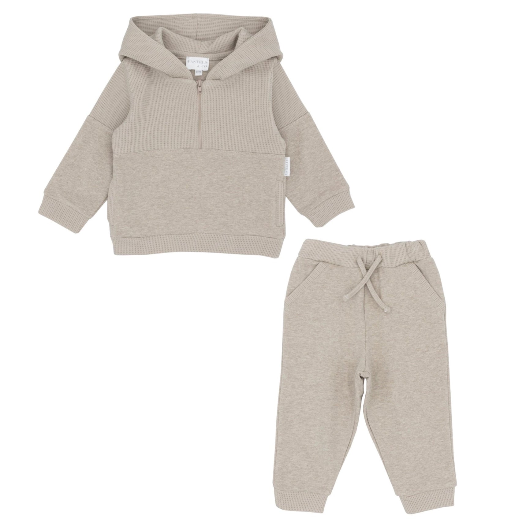 AW25 Pastels & Co Boys Beige Anderson 2 Piece 302G