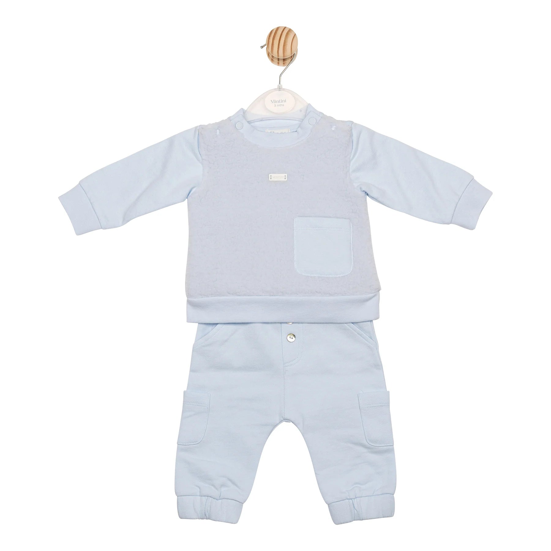 AW25 Mintini Boys Blue Top & Jogpant MB6617B