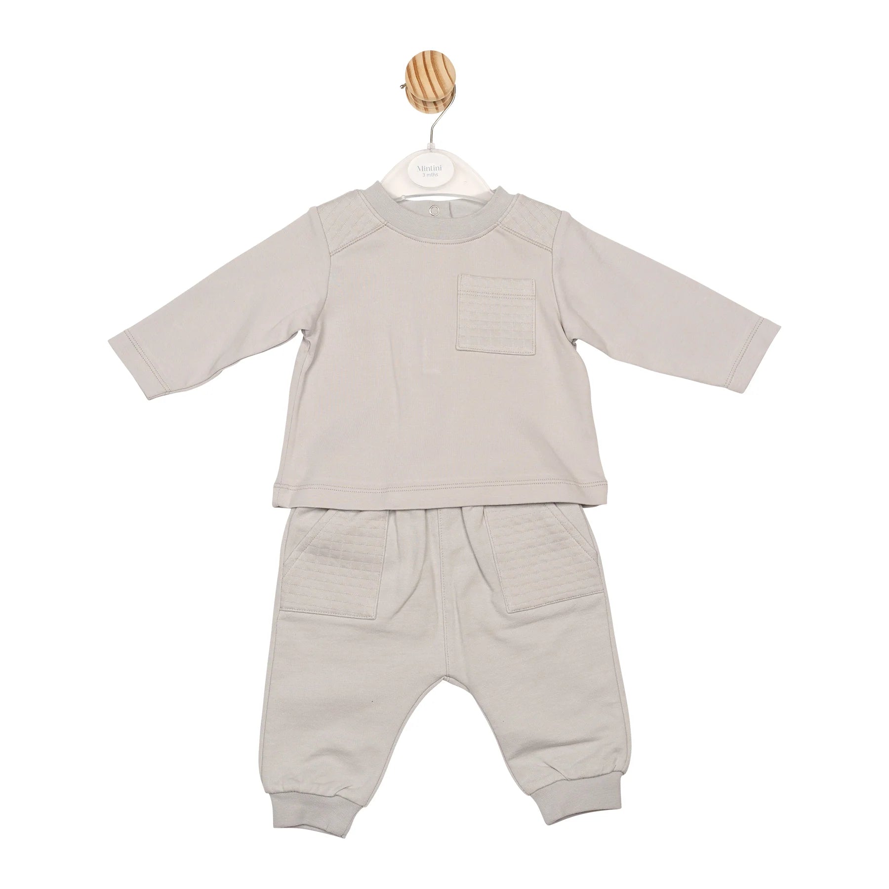 AW25 Mintini Boys Grey Top & Jogpant MB6646