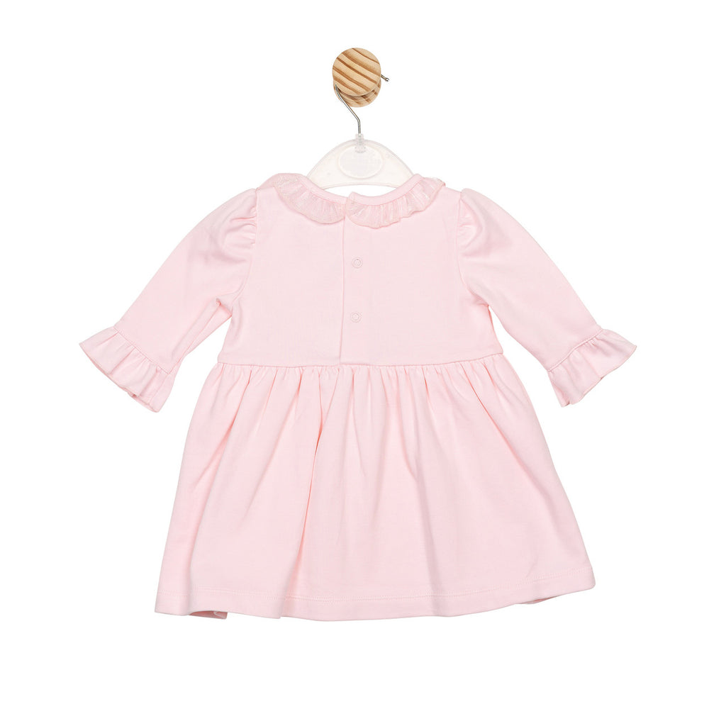 AW25 Mintini Girls Pink Dress with Diamante Detail
