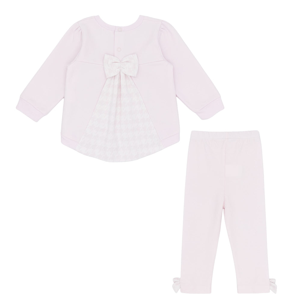 Pre Order Pastels & Co Girls Lainey Pink Leggings Set