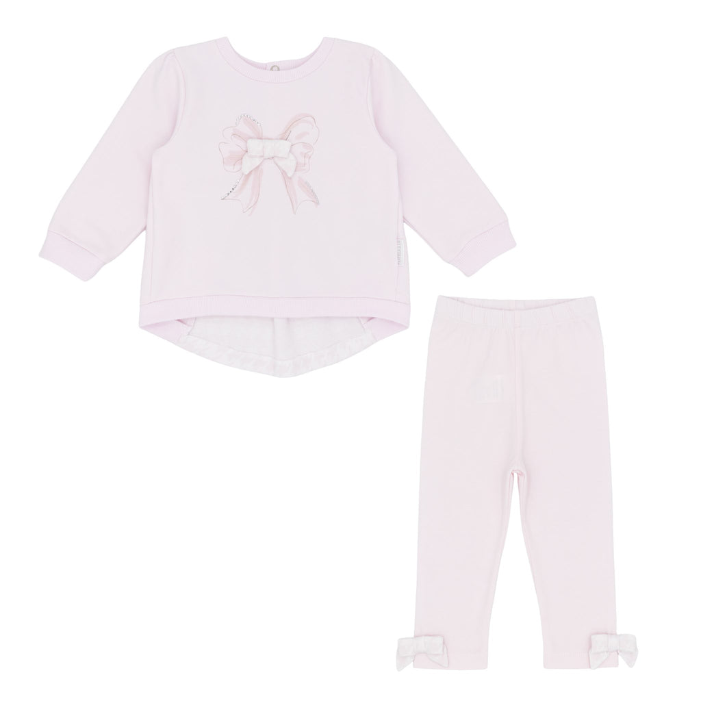 Pre Order Pastels & Co Girls Lainey Pink Leggings Set