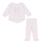 Pre Order Pastels & Co Girls Lainey Pink Leggings Set