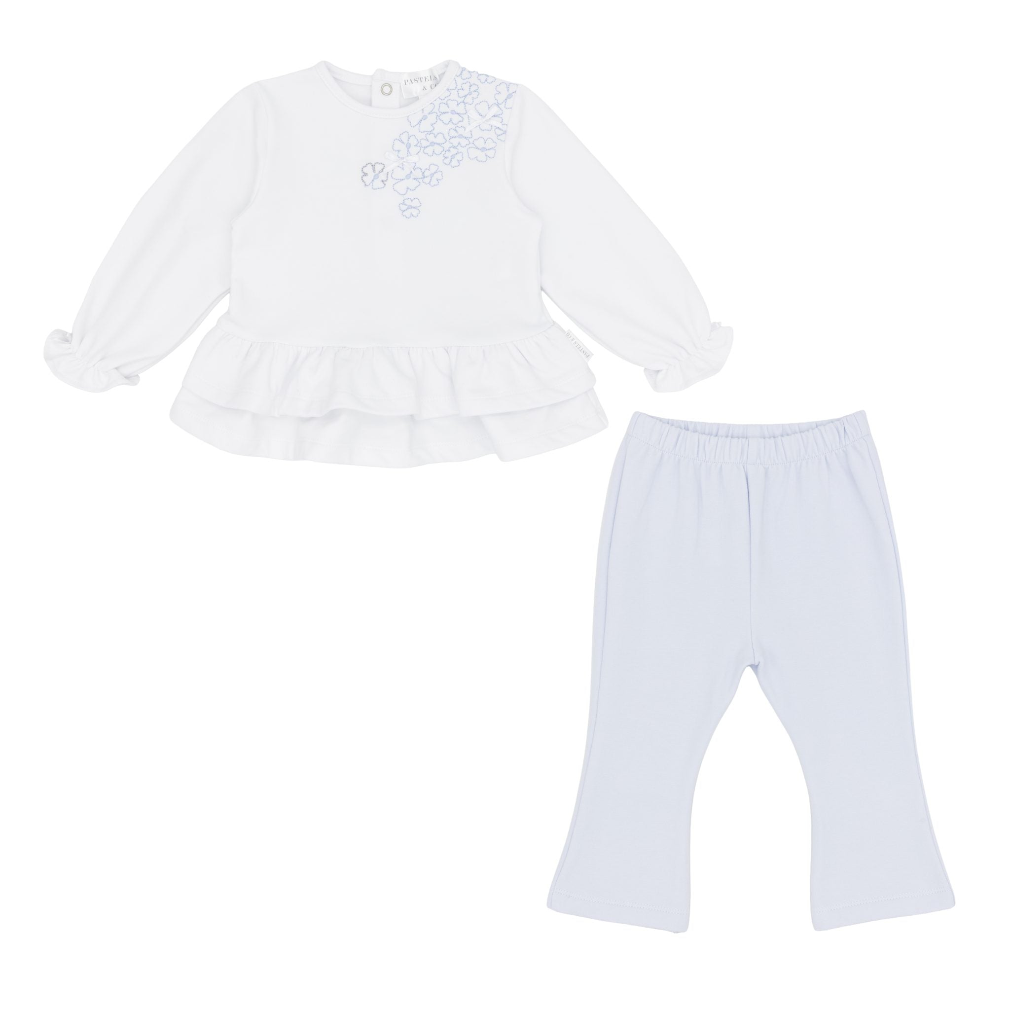 Pre Order Pastels & Co Girls Moana Blue Flares Set