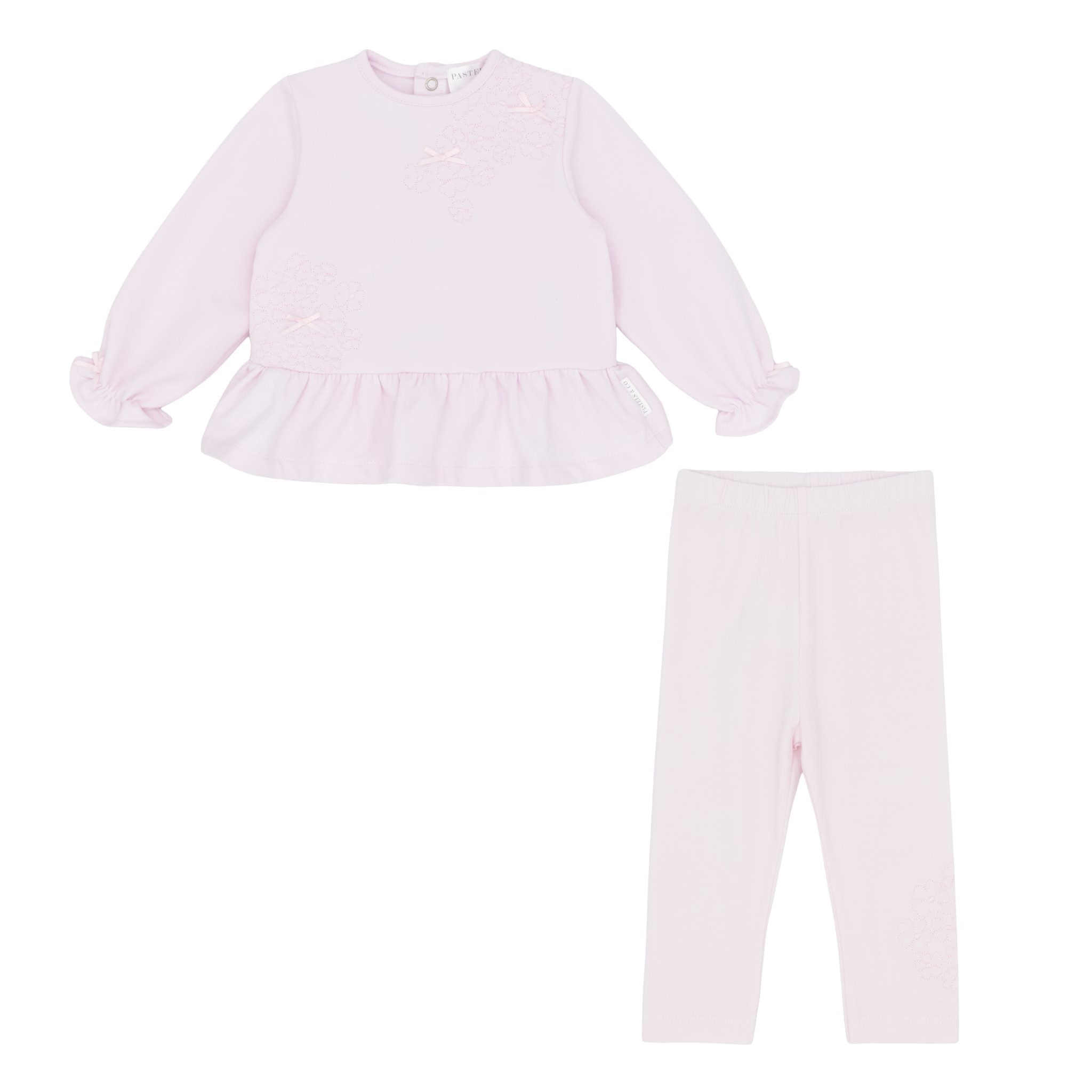 Pre Order Pastels & Co Girls Ariel Pink Leggings Set