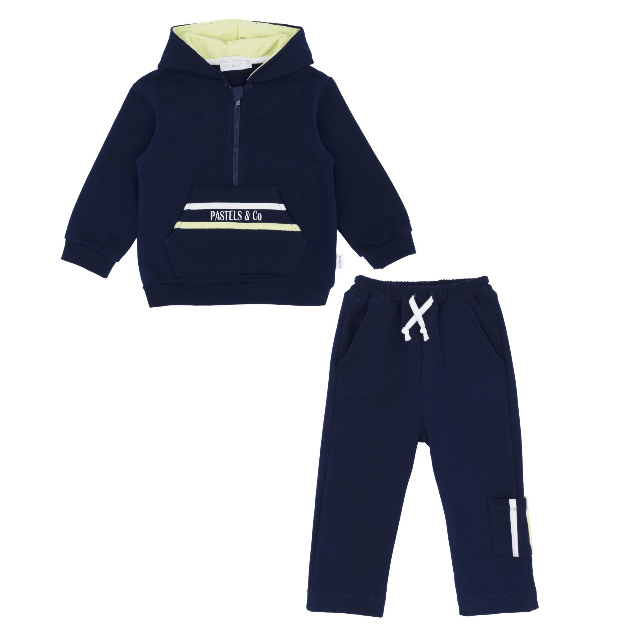 AW25 Pastels & Co Boys Baxter Navy Tracksuit