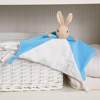 Peter Rabbit Blue Comfort Blanket