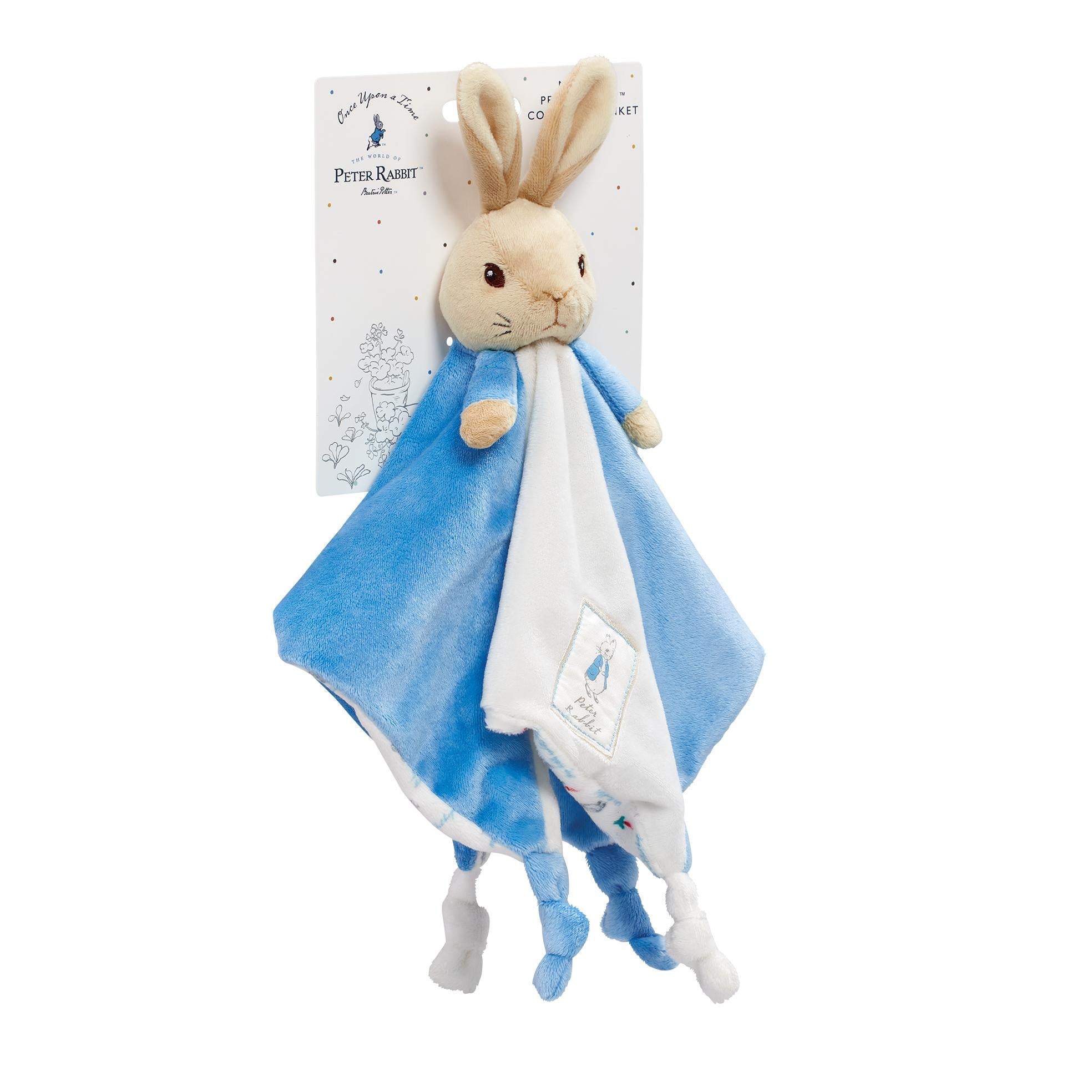 Peter Rabbit Blue Comfort Blanket