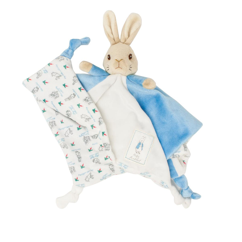 Peter Rabbit Blue Comfort Blanket