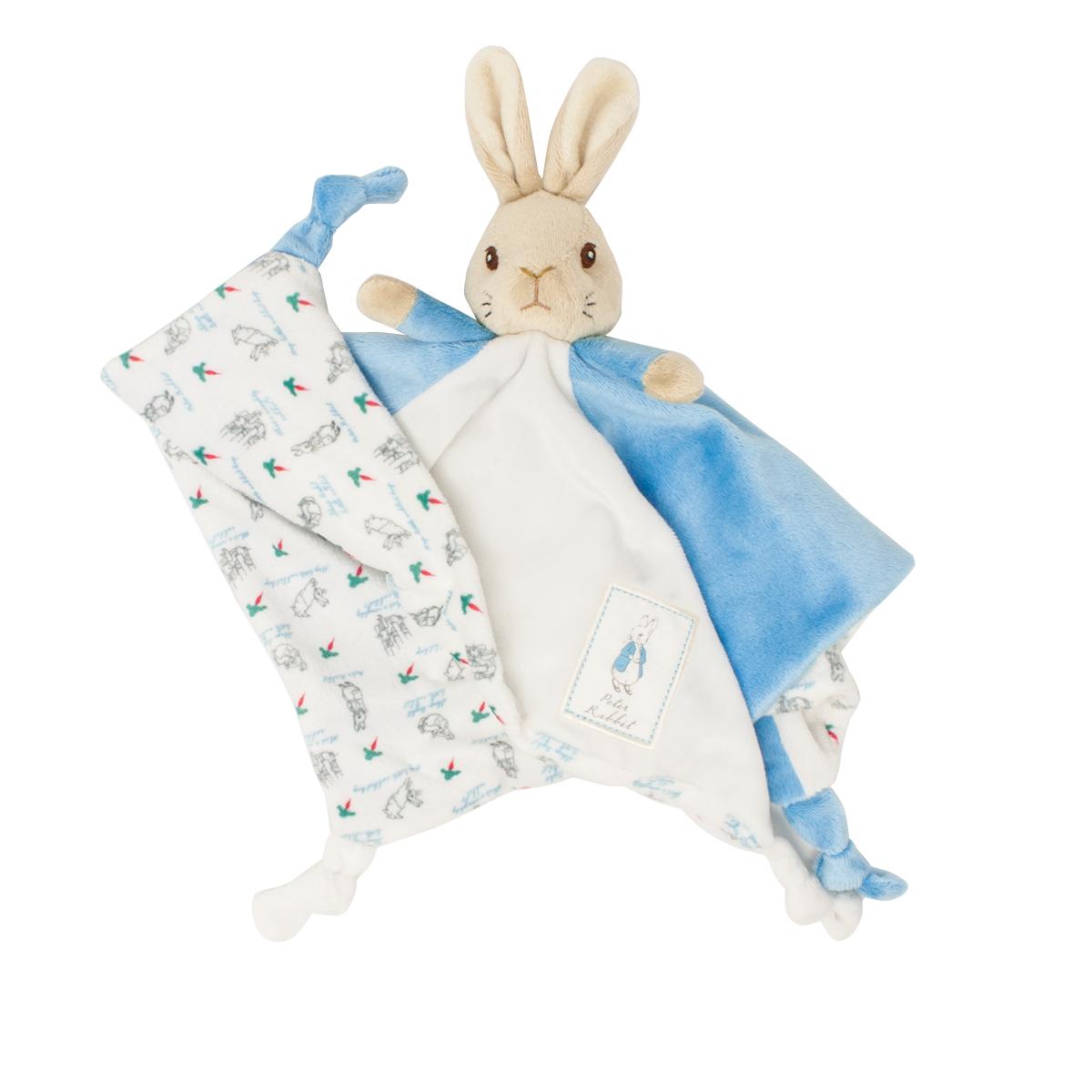 Peter Rabbit Blue Comfort Blanket