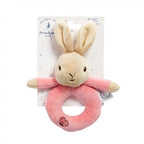 Peter Rabbit Collection Flopsy Pink Plush Ring Rattle
