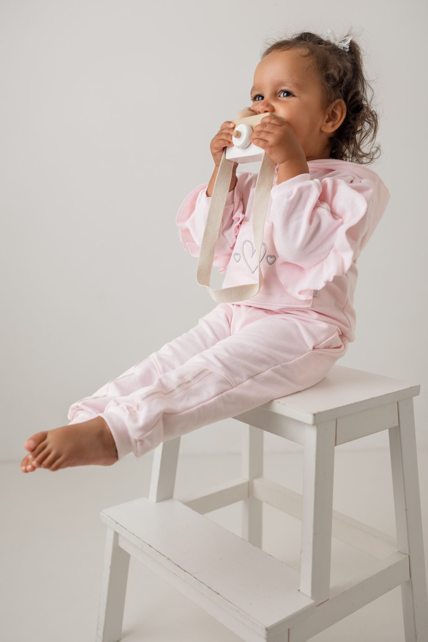 AW25 Pastels & Co Girls Kirsty Pink Hooded Sweatshirt & Jogger