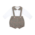 AW26 Deolinda Boys Balmoral Check Two-Piece Set