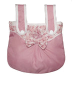 XL Reborn Dolls Pram Pink Floral with Matching Bag & Parasol